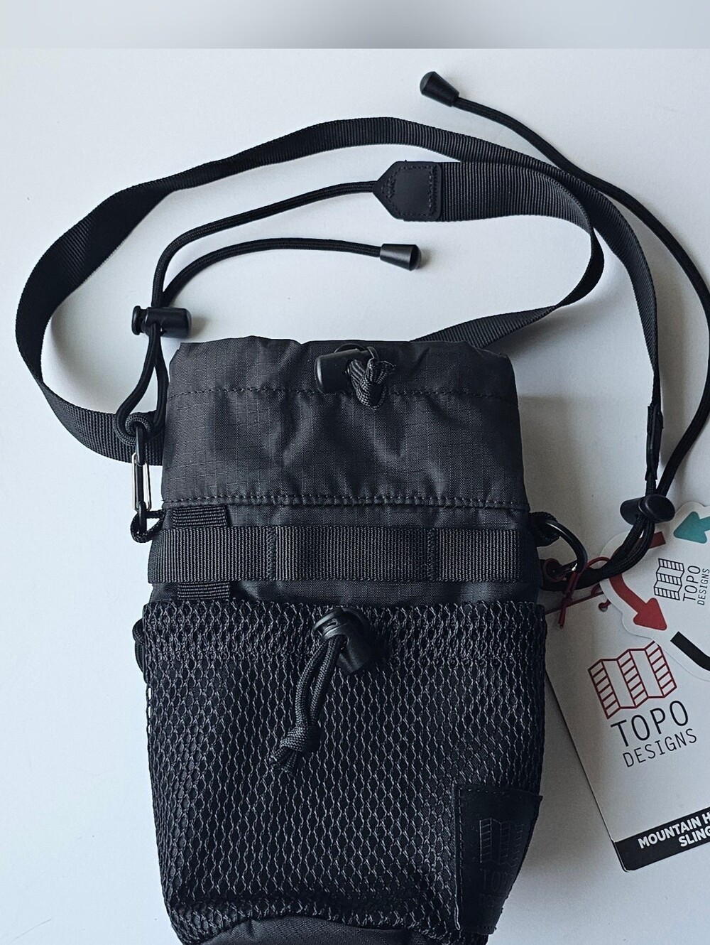 NWT Topo Designs Mountain Hydro Sling Bag in Black